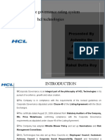 Corporate Governance Rating System HCL Technologies