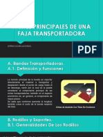 Partes Principales de Una Faja Transportadora