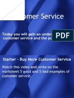 Customer Service Lesson