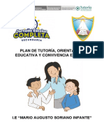 Reformulacion Plan de La Tutoría Orientación Educativa y Convivencia Escolar