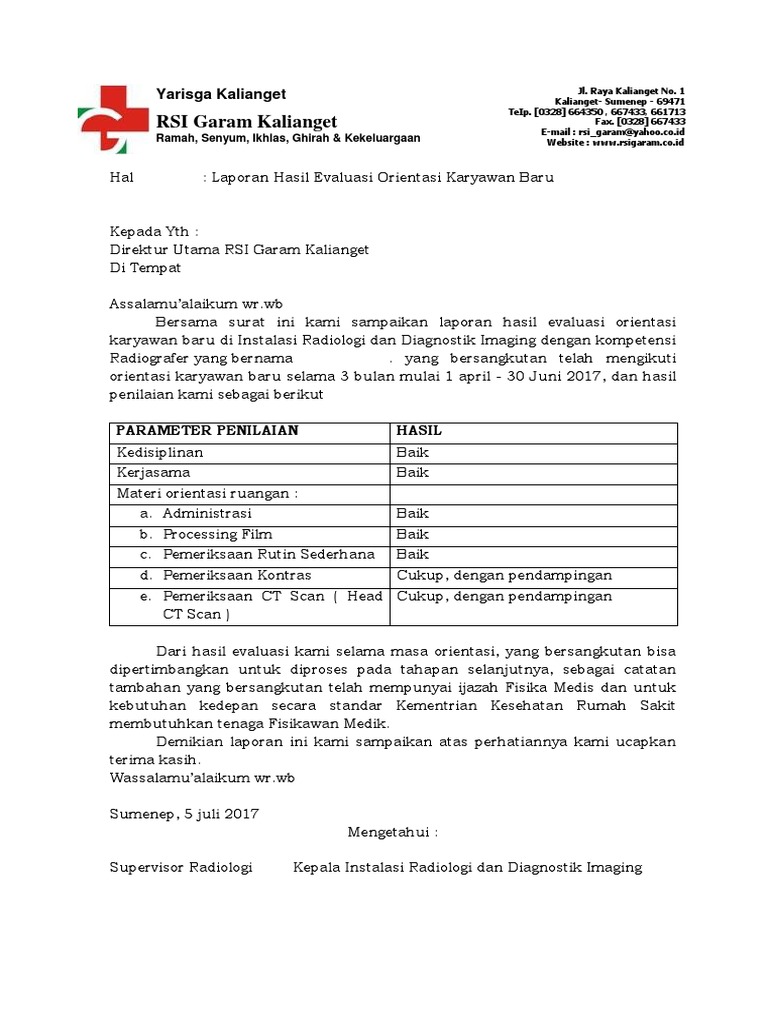 Contoh Evaluasi Produk - Homecare24