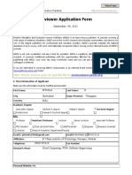 Reviewer ApplicationForm MECS