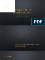 Derecho de La Competencia X-SEGUNDO PARCIAL