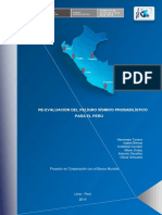 Re Evaluacion Peligro Sismico Peru Igp PDF