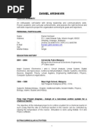 Fresh Graduate Resume Sample | Electronics | Electrical ...