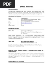 Fresh Graduate Resume Sample