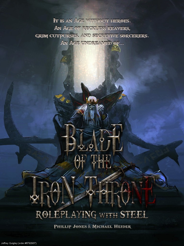 Blade of the Iron Throne Color Edition (6792937) (1) | Role ... - 