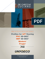 Profiles For Flooring 3D-DEC 3D-DEC: LVT PVC HDF Modern Pregio