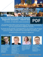 Invitation To Attend Australasian Society of Diagnostic Genomics