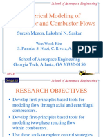 Numerical Modeling of Compressor and Combustor Flows: Suresh Menon, Lakshmi N. Sankar