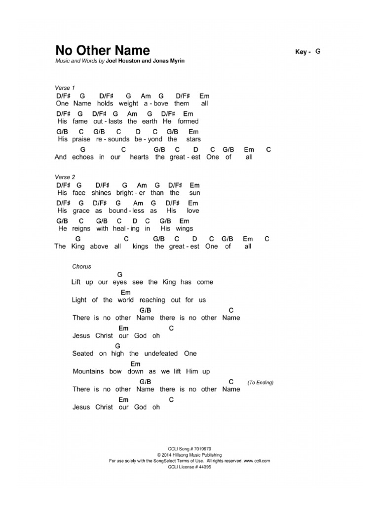 No Other Name G Pdf