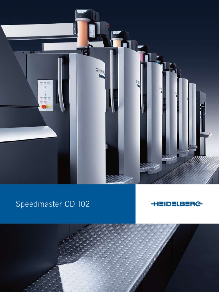Brochure Speedmaster CD 102 en PDF | PDF | Automation | Printing
