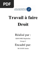 Travail à Faire