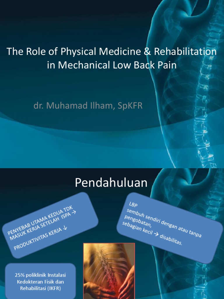 The Role of Physical Medicine & Rehabilitation in LBP | PDF