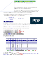 F5 La Méthode Des Moindres Carrées