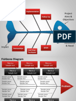 Fishbone Cause and Effect Diagram for Powerpoint