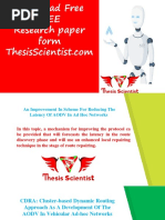 IEEE xplore Research Papers free download from ThesisScientist.com