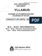 MSC Maths-1