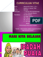 Power Point Tentang Ibadah Puasa