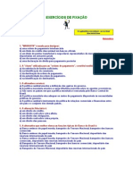 Exercícios de fixação de matemática financeira