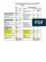 Existing Proposed: Jhynproposed Revised Fee Structure For The Courses