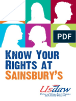 Sainsburys Know Your Rights A 7 Booklet