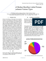 Clinical Study of Median Maxillary Labial Frenum Attachment Various Type1