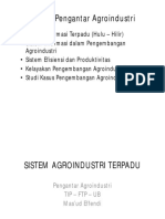 Sistem Agroindustri Terpadu 1