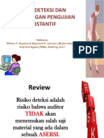 RISIKO DETEKSI DAN PENGUJIAN SUBSTANTIF