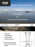 Workover Tubing Design