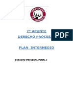 7º Apunte Procesal Plan Intermedio Procesal Penal i