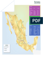 Mapa Ferromex Servicio Intermodal