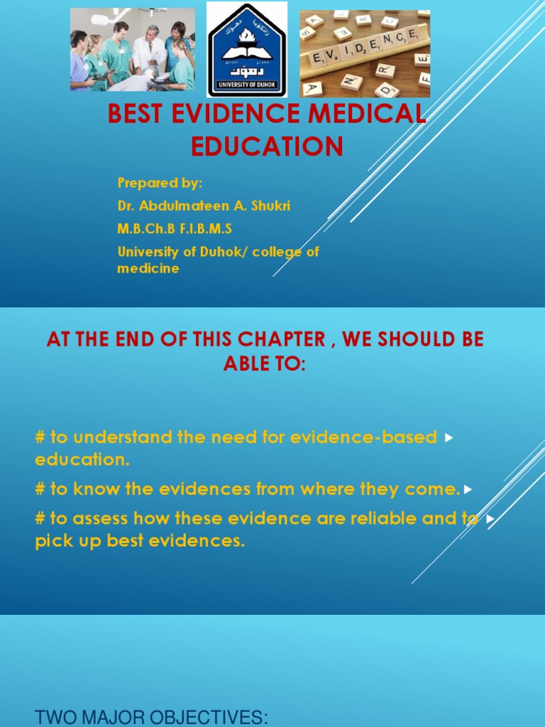 Best Evidence Medical Education – IKFO