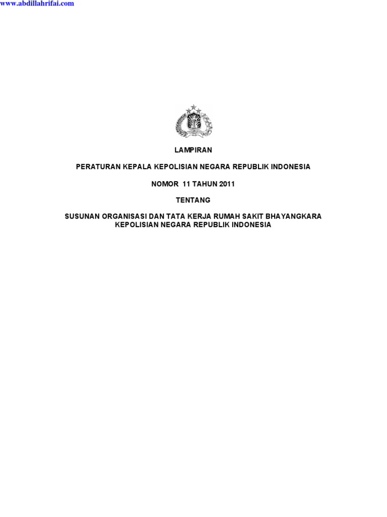 perkap no 16 tahun 2012