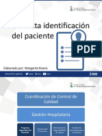 Diapositivas Identificación Del Paciente