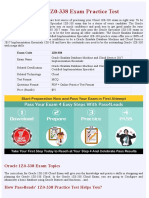 Oracle 1Z0-338 Exam Questions - Free Demo