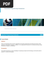 Assembler Programming Introduction