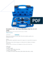 Trancas de Distribuiçao Lpeças