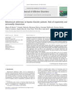 Behavioural Addictions in Bipolar Disorder Patients Role of Impulsivity And