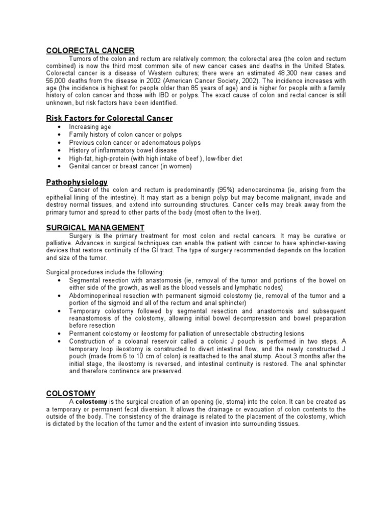 Colorectal Cancer | PDF | Colorectal Cancer | Cancer