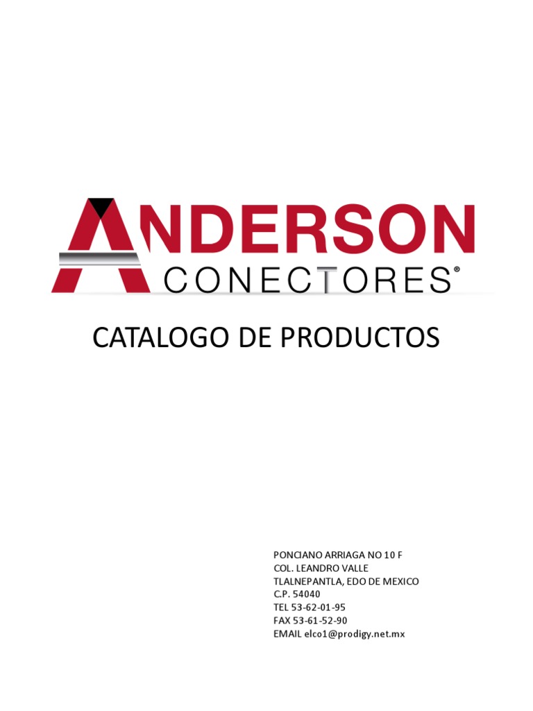 Catalogo Anderson | PDF | Cobre | Aluminio