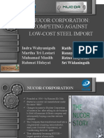 Nucor Corporation: Competing Against Low-Cost Steel Import