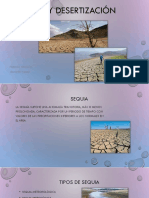 Sequia y Desertización