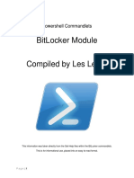 Powershell Commandlets - BitLocker Module