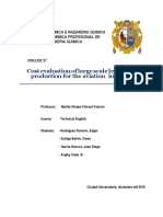 Cost Evaluation of Large Scale Hydrogen Production For The Aviation Industry