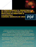 Ultrasonografia În Trimestrele I-II de Sarcină CA Metodă