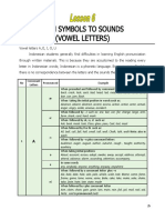 Lesson 6 Vowel Letters