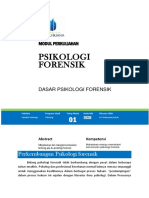 Modul Psikologi Forensik - Universitas Mercubuana