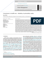 Contaminants in Landfill Soils