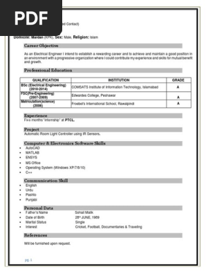 best CV